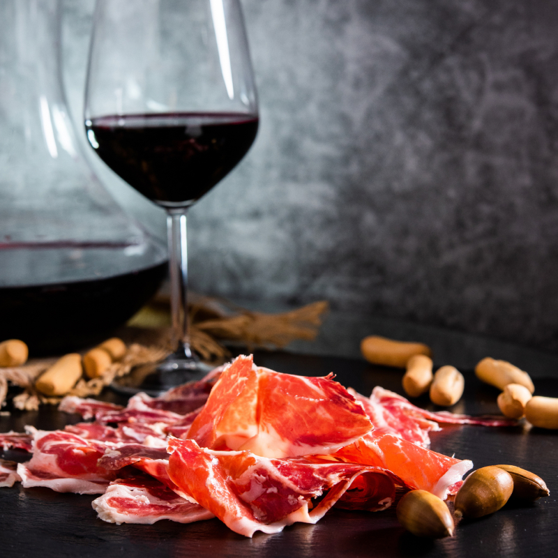 Schinken, Speck & Wein